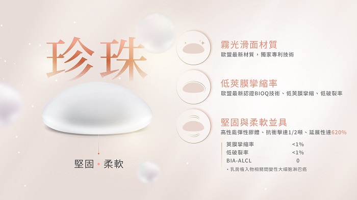 珍珠波果凍矽膠隆乳手術三大優勢
