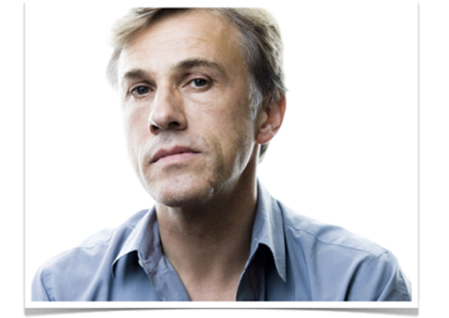 下巴歪一邊: Christoph Waltz