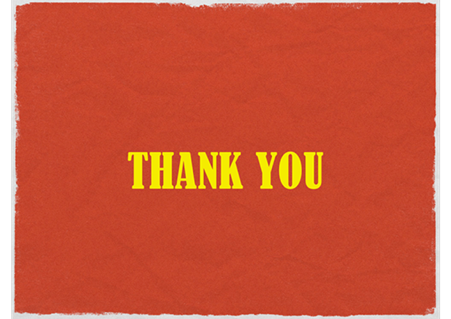 Thank You